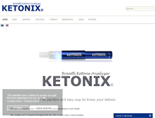 Tablet Screenshot of ketonix.com